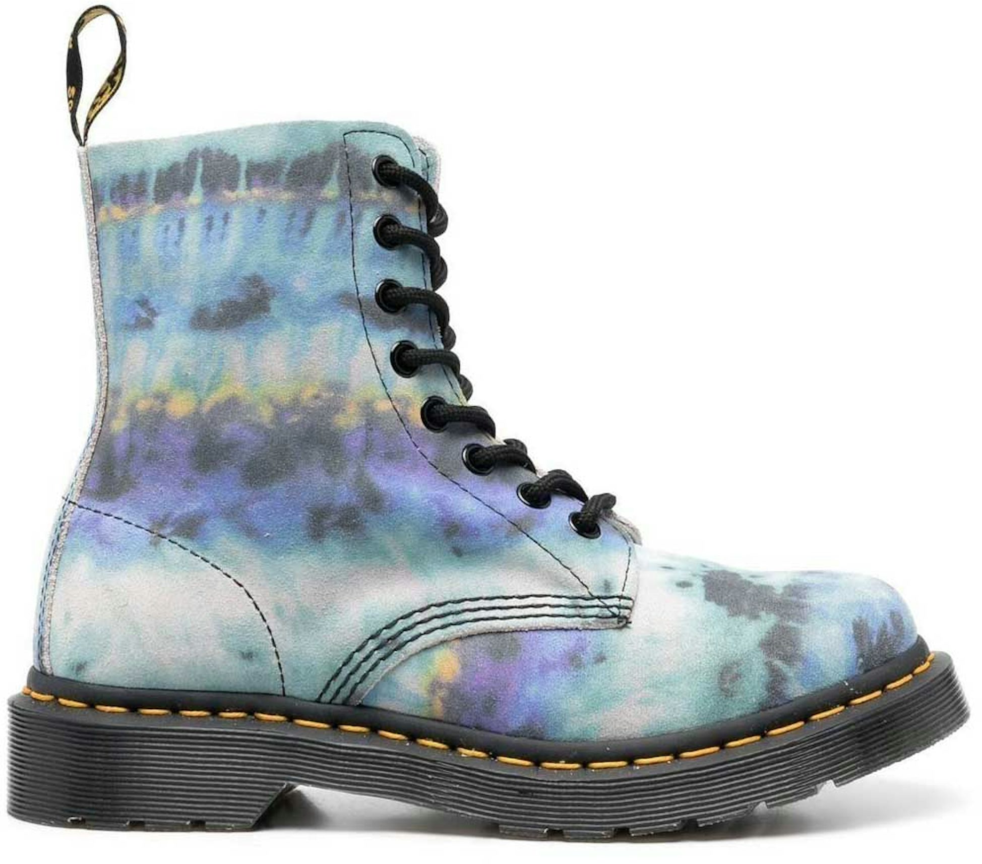 Dr. Martens 1460 Pascal Leather Up Boot Blue Summer Tie Dye (Women's) 27242400 US