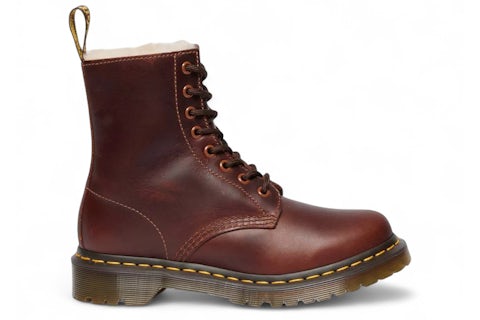 Botte à lacets doublée en fausse fourrure Martens 1460 Serena