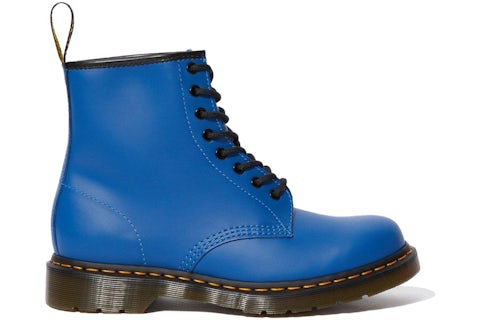 Martens 1460 Smooth Leather Lace Up Boot Blue Men's 24614400