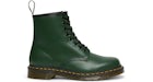 Stivali stringati Dr. Martens 1460 in pelle liscia verde