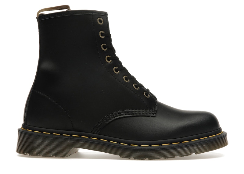 Pre-owned Dr. Martens' Men's Dr. Martens 1460 Felix Vegan Leather Lace Up Boot Sneakers In Black
