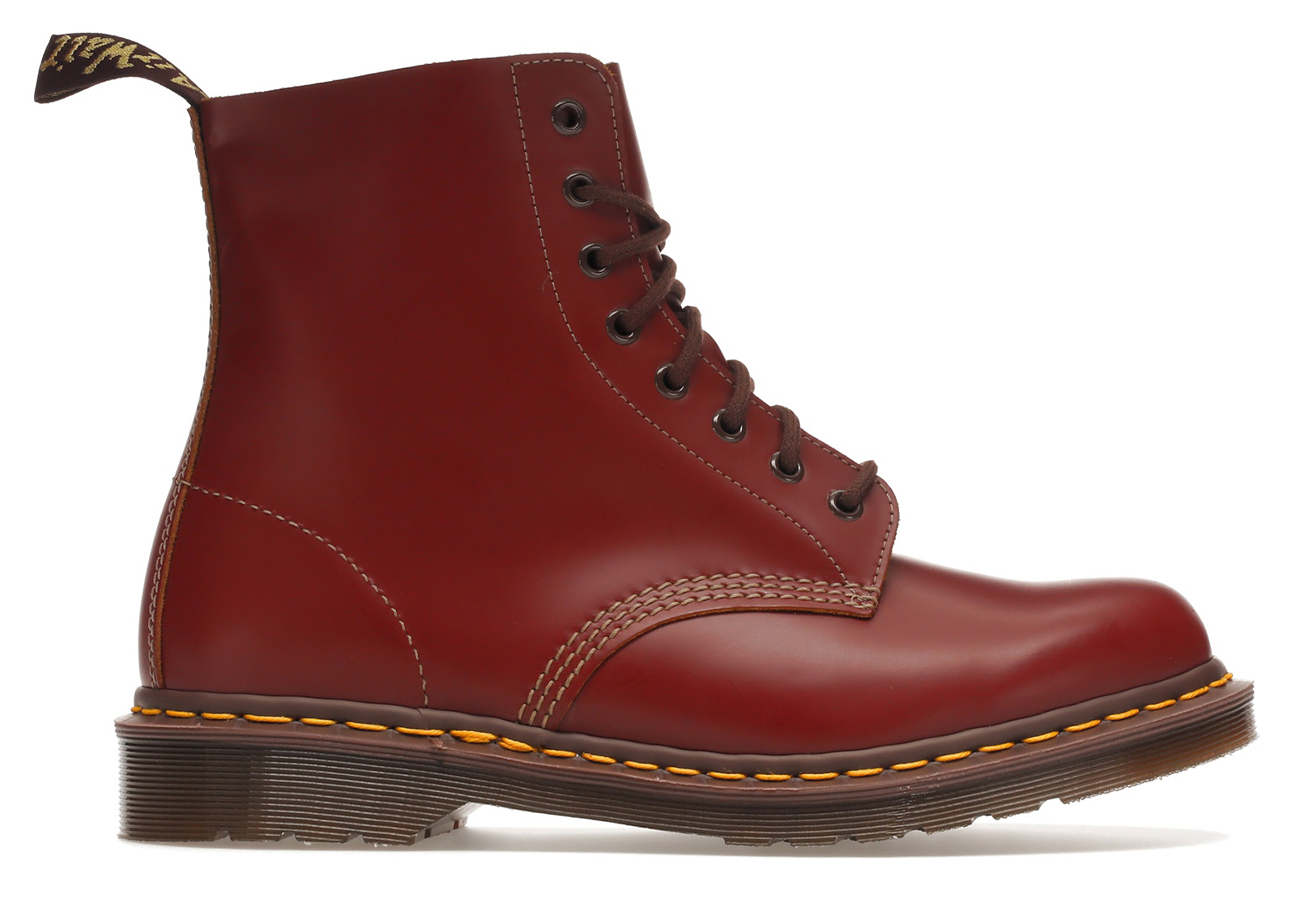 Dr. Martens 1460 Vintage Made In England Lace Up Boot Oxblood Quilon