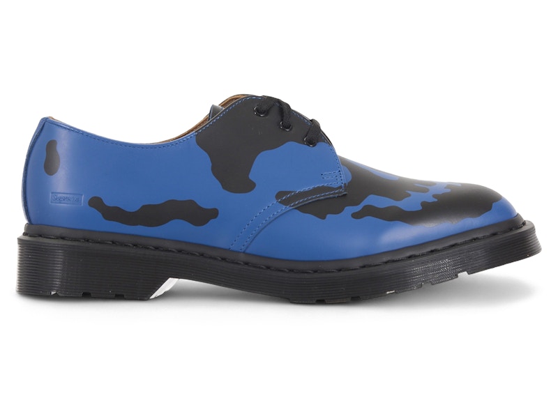 Dr. Martens 1461 3-Eye Shoe Supreme Skull Blue Black Men's