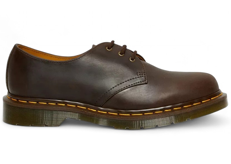 Dr. Martens ブラウンオックスフォードシューズ Amazon.com | Dr. Martens Unisex 1461 Bex, Dark Brown Crazy Horse