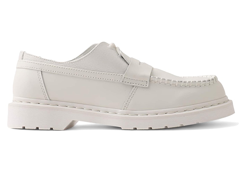 靴 Dr.Martens 1461BEX WHITE Dr. Martens 1461 Bex White Smooth Leather Low Top Oxford