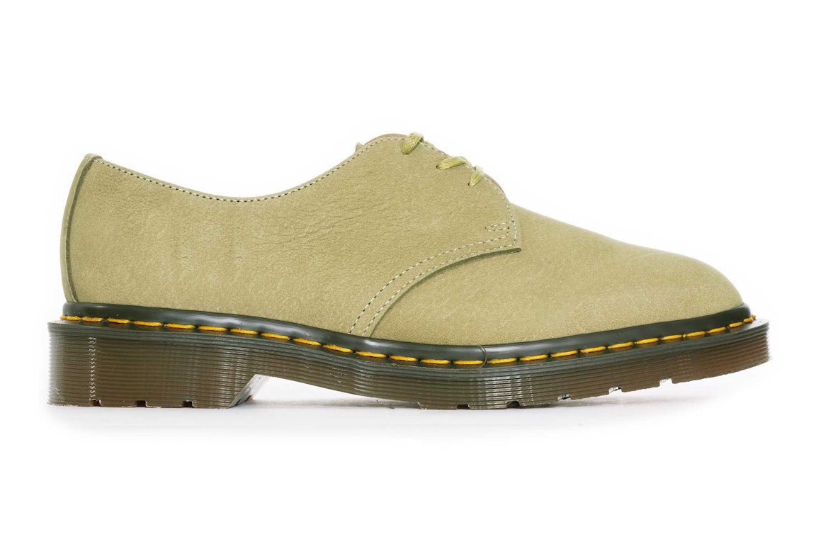 Pre-owned Dr. Martens 1461 Made In England Nubuck Leather Oxford Green