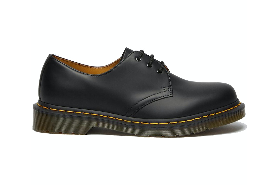 Pre-owned Dr. Martens 1461 Smooth Leather Oxford Black Smooth