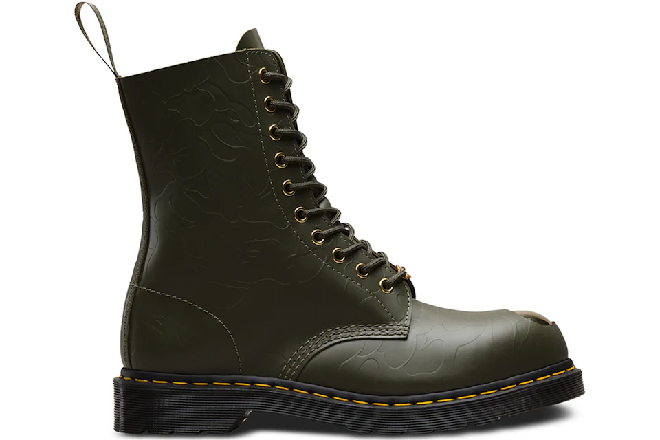 Black bape smooth shop emboss