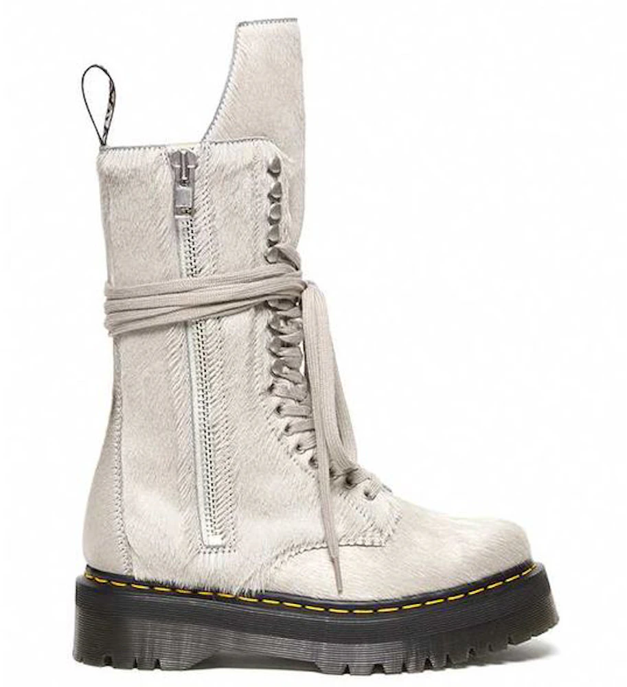 Dr. Martens 1918 Ro Hair On Lace Up Strobe Calf Length Platform Boot ...