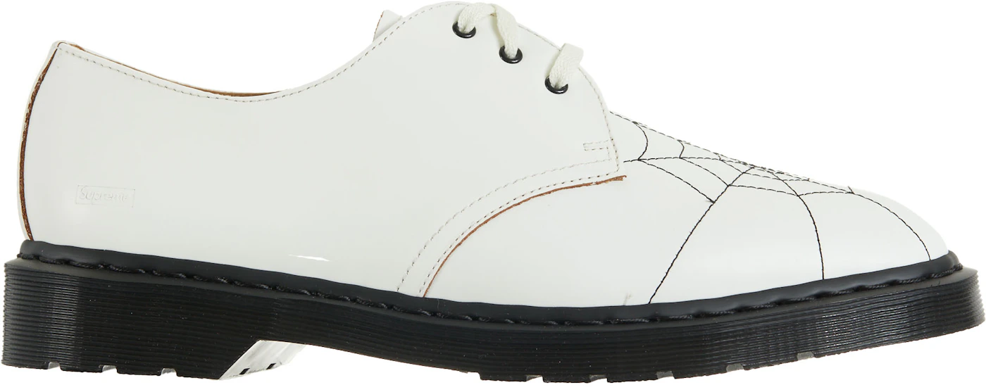 Dr. Martens 3 Eyelet Shoe White Mono Leather - Flats