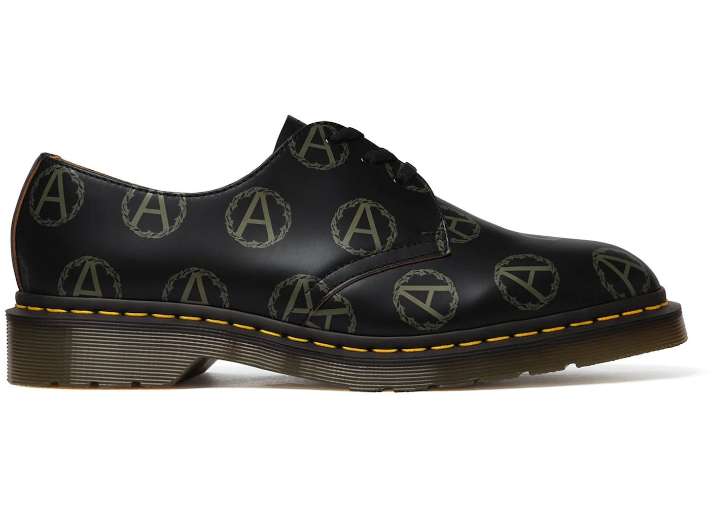 apology Tablet Go down Dr. Martens 3-Eye Supreme x Undercover Anarchy Black Men's - - US