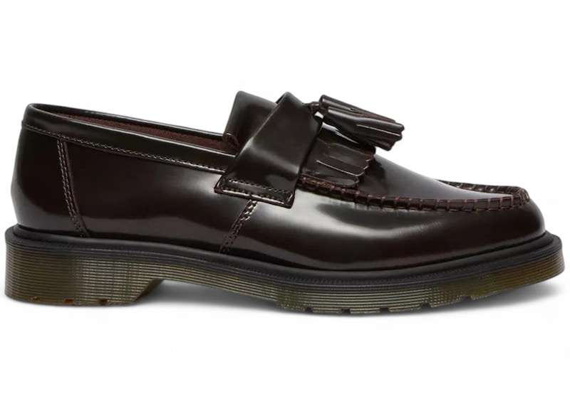 Dr. Martens Adrian Arcadia Leather Tassel Loafer Cherry Red Men's