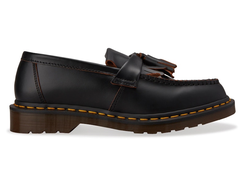 Dr. Martens Adrian Vintage Tassel Loafer Black Quilon