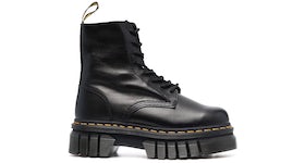 Dr. Martens Audrick Leather Platform Boot Black Nappa Lux (Women's)