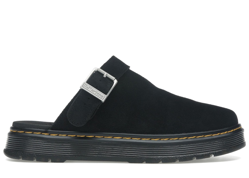Dr. Martens Brookline Suede Mule Black Bronx Suede Men's