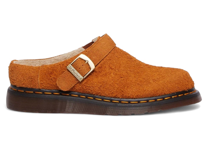 Dr. Martens Isham Faux Shearling Lined Suede Slingback Mules