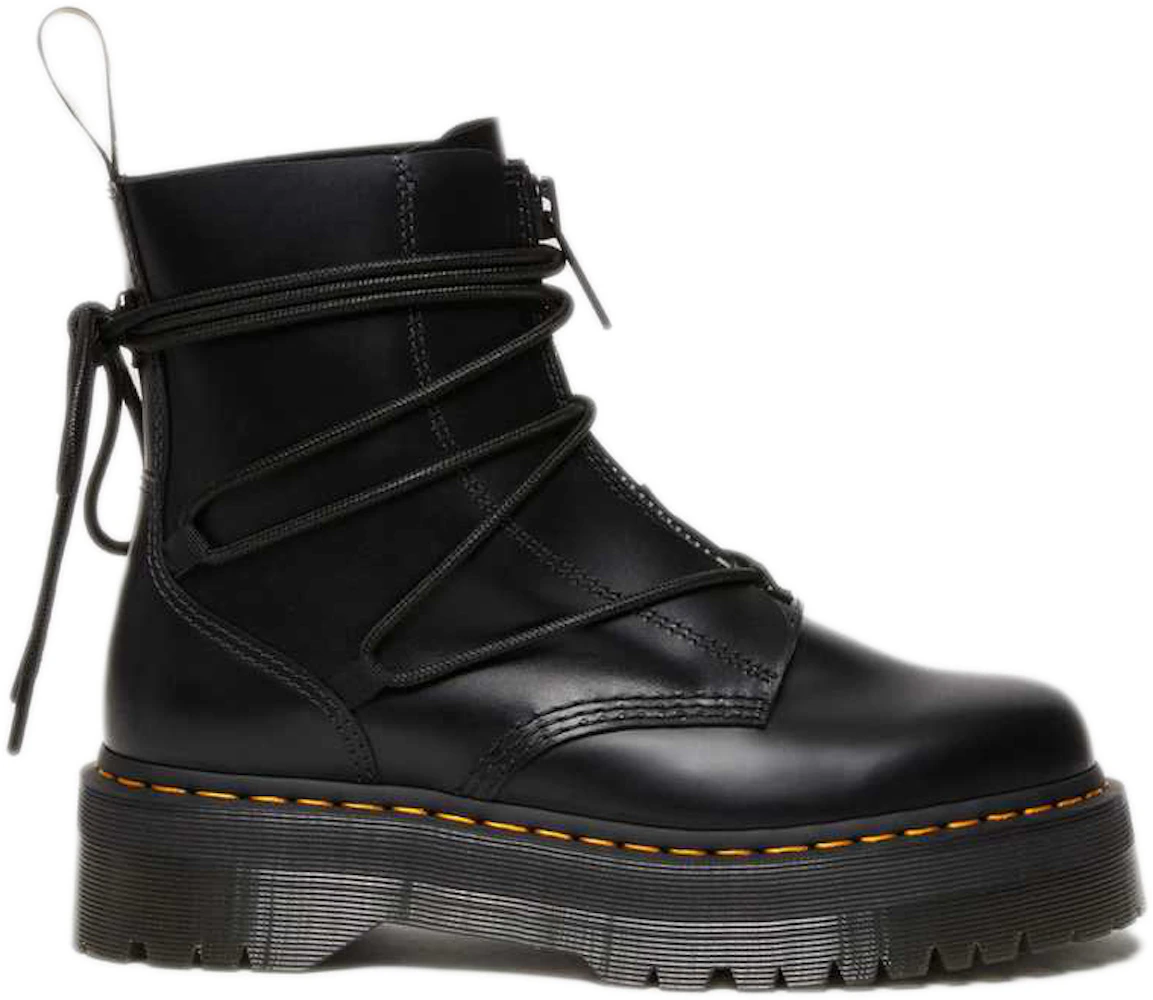 Dr. Martens Jarrick II Laced Leather Platform Boot Black Smooth Paris ...