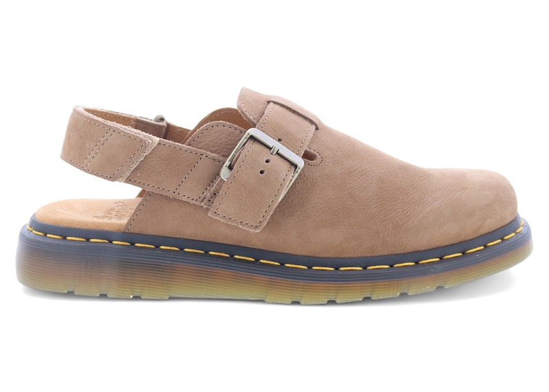 Dr. Martens Jorge 2 Tumbled Nubuck Slingback Mules Savannah