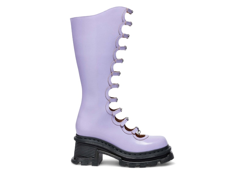 DR. MARTENS Pre-owned Kiki Boots Marc Jacobs Buttero (women's) Sneakers In Bright Lavender