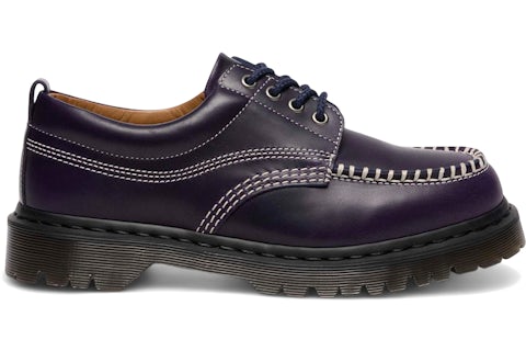 Chaussure Martens Lowell Orleans en cuir Moc Toe Bleu nuit