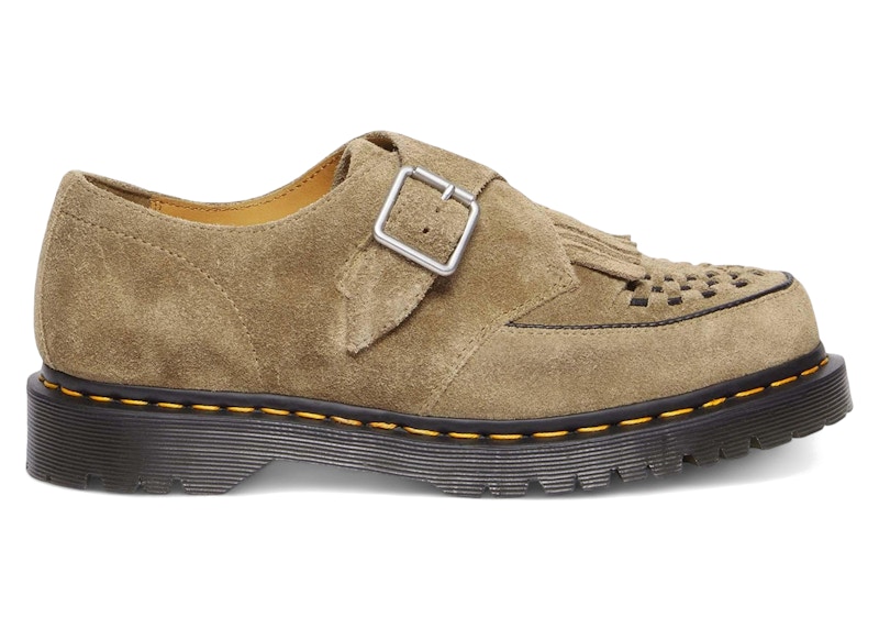 靴 Dr.martens Ramsey Kiltie 27cm Dr. Martens Ramsey Kiltie Buckle Creepers Savannah Tan Suede