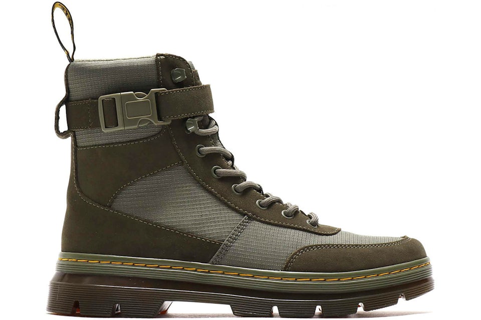 Dr. Martens Tract Combs atmos Lab Army Green Buckle Men s