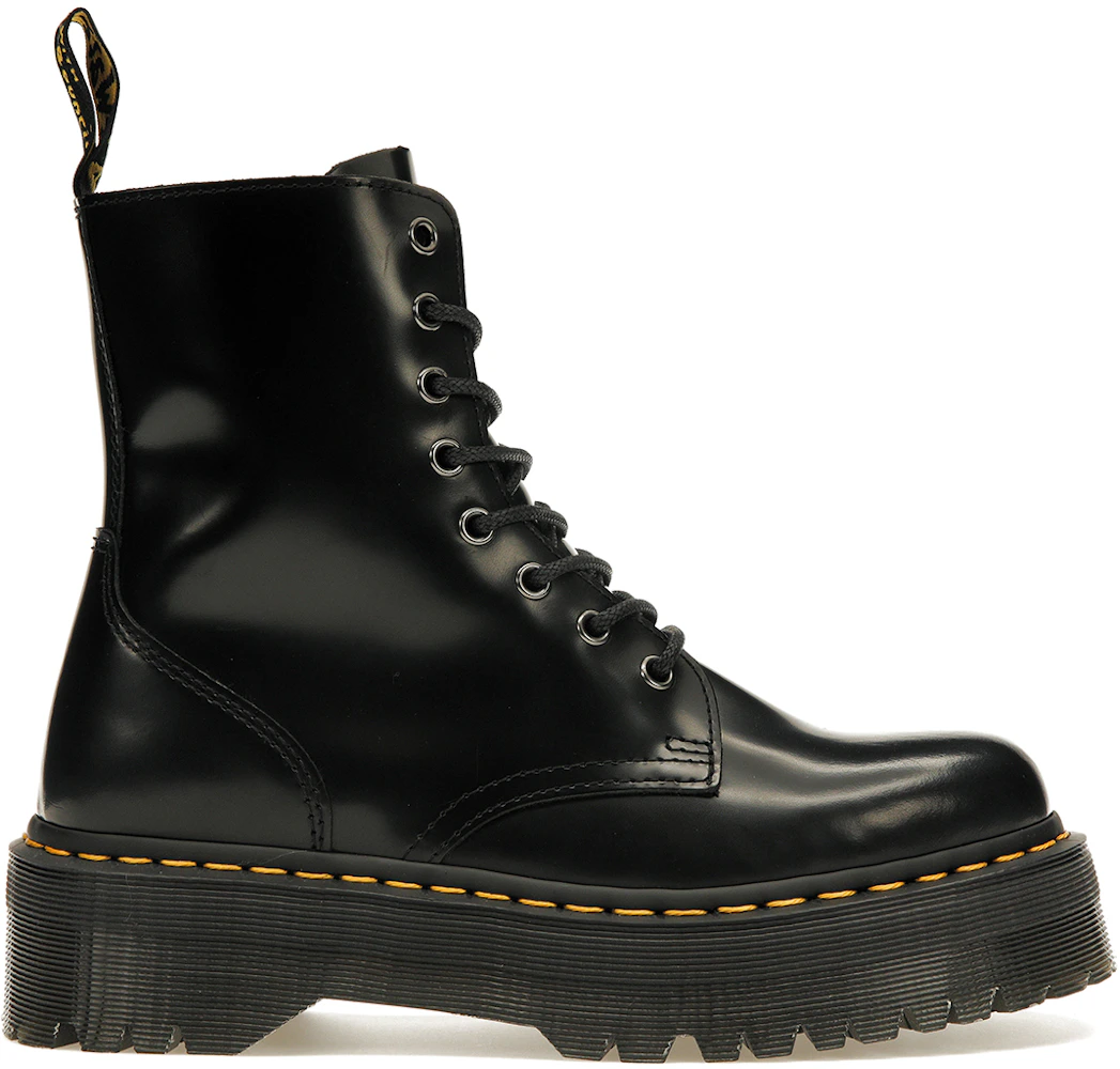 Dr. Martens Jadon Platform Boots Black Smooth Leather Men's - 15265001 - US
