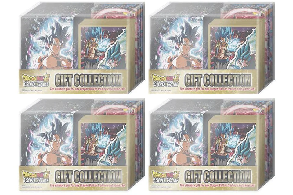 Dragon Ball Super TCG Gift Collection (English) 4x Lot