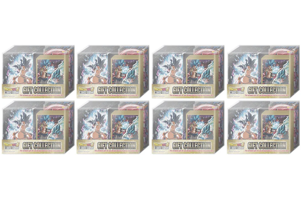 Dragon Ball Super TCG Gift Collection (English) 8x Lot