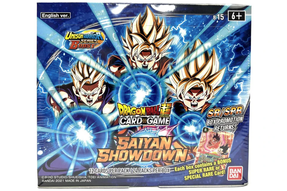 Dragon Ball Super TCG Saiyan Showdown Booster Box (B15) (English)