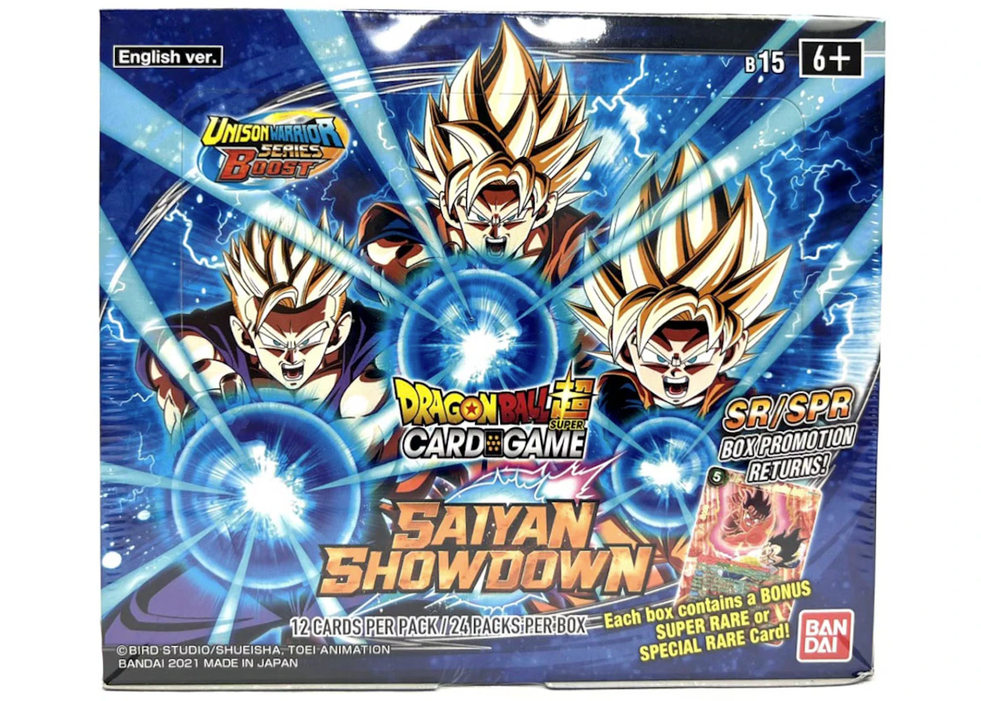 Dragon Ball Super TCG Saiyan Showdown Booster Box (B15) (English) - US Dragon Ball Super TCG Saiyan Showdown Booster Box (B15) (English) - US