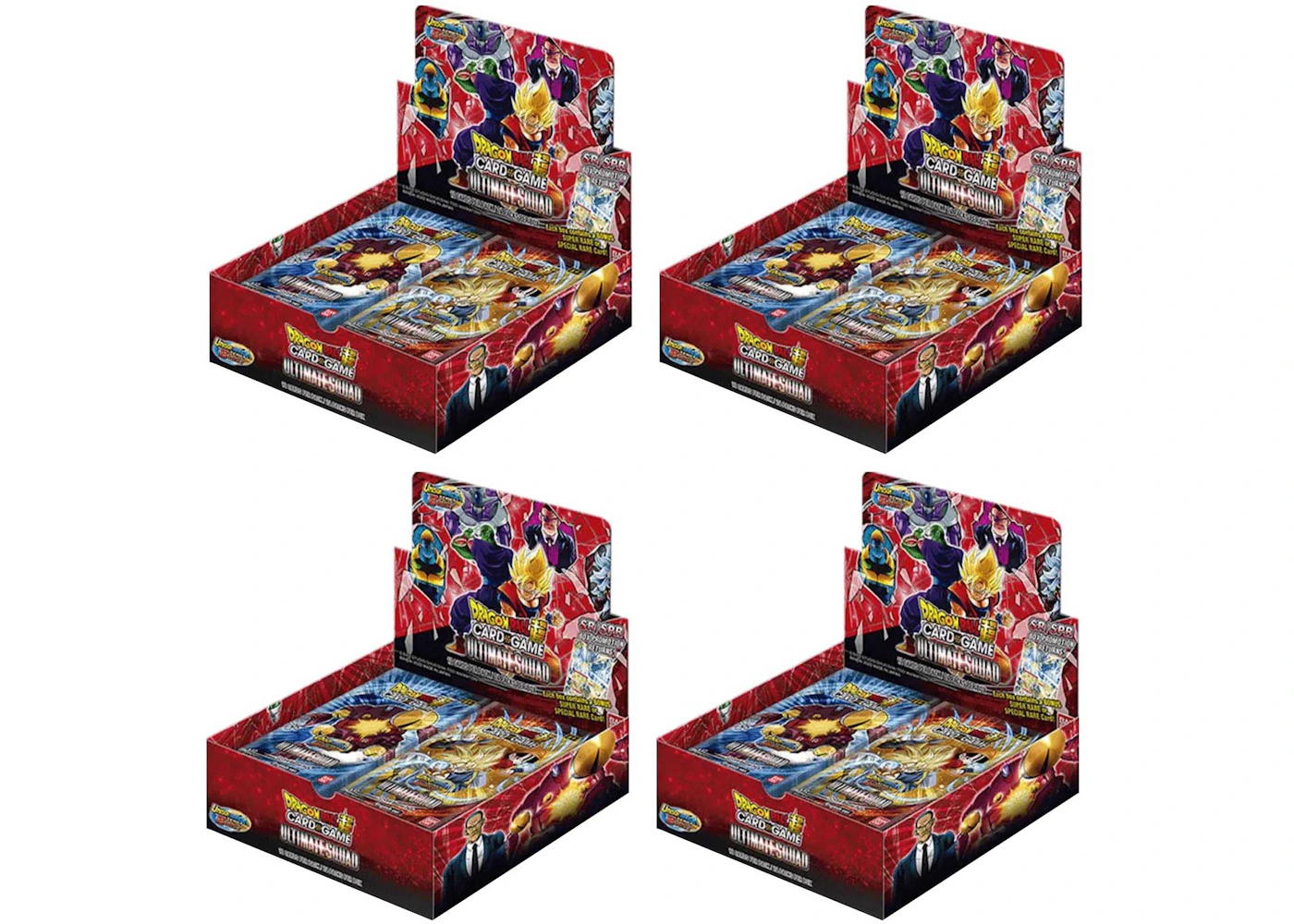 Dragon Ball Super TCG Ultimate Squad Unison Warrior Series 8 Booster Box 4x Lot - US Dragon Ball Super TCG Ultimate Squad Unison Warrior Series 8 Booster Box 4x Lot - US