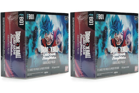 Dragon Ball Z Fusion World Awakened Pulse FB01 Booster Box (English) 2x Lot - US Dragon Ball Z Fusion World Awakened Pulse FB01 Booster Box (English) 2x Lot - US