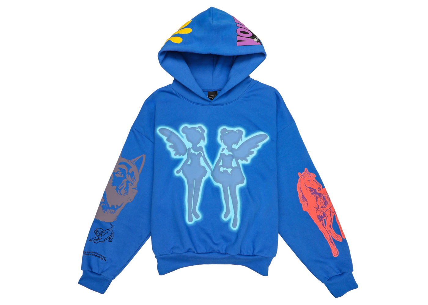 Drake FATD For All The Dogs Hoodie Blue