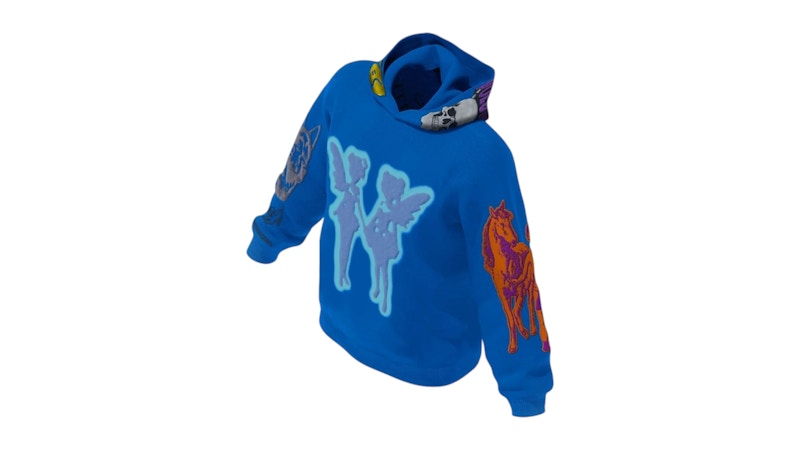 Drake For All the Dogs Hoodie Blue