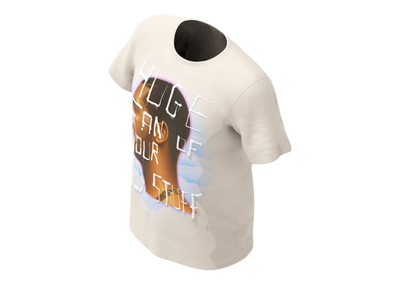 Pre-owned Drake Men's Nwts Huge Fan T-shirt In White