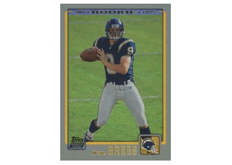 Drew Brees 2001 Topps Rookie #328 (Ungraded)