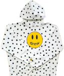 drew house mascot deconstructed hoodie polka dot