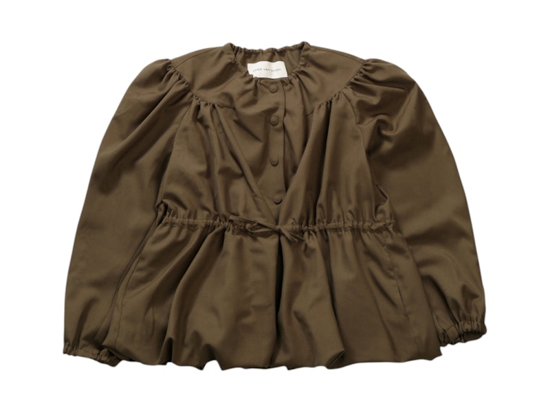 Dries Van Noten Drawstring Jacket Fall Royal