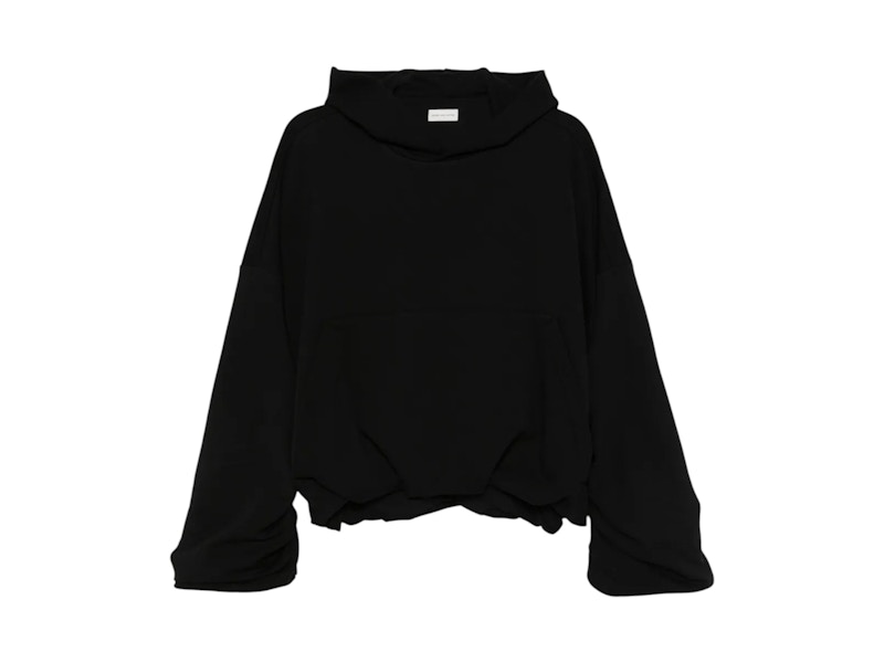 Pre-owned Dries Van Noten Women's  Hannett Bis Hoodie In Black