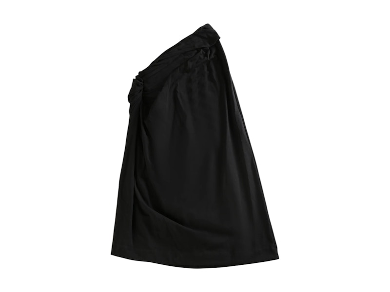 Pre-owned Dries Van Noten Women's  Knotted Jersey Skirt In Black