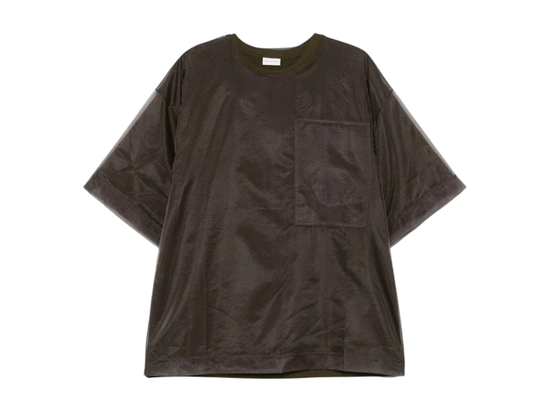 Dries Van Noten Layered SS T-shirt Khaki メンズ - JP