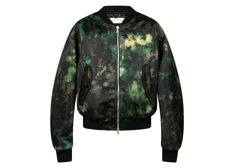 Dries Van Noten Printed Bomber Jacket Bottle Hombre MX