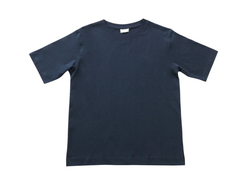 Pre-owned Dries Van Noten Women's Regular Cotton T-shirt In Navy Blue