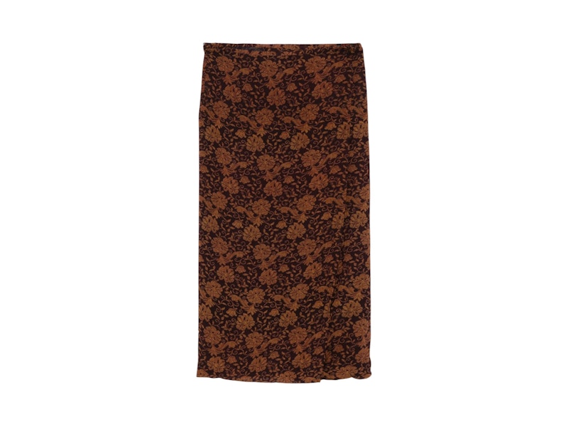 Pre-owned Dries Van Noten Women's  Spa Skirt In Dbrn