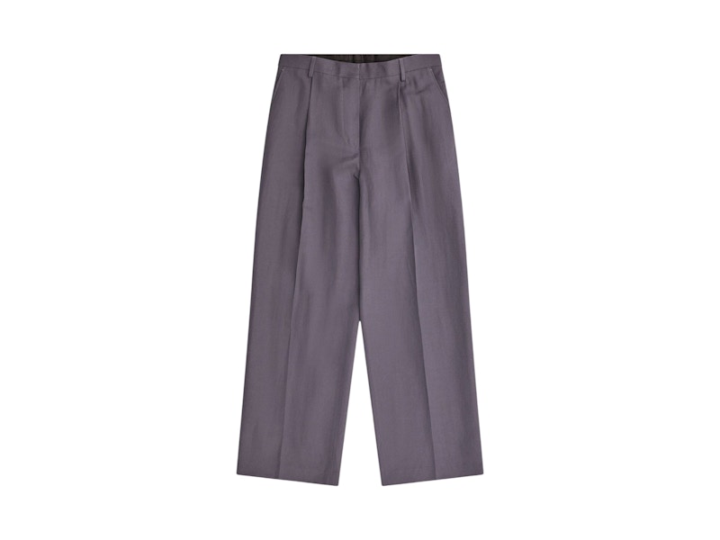 Pre-owned Dries Van Noten Women's  Straight Leg Trousers In Taupe