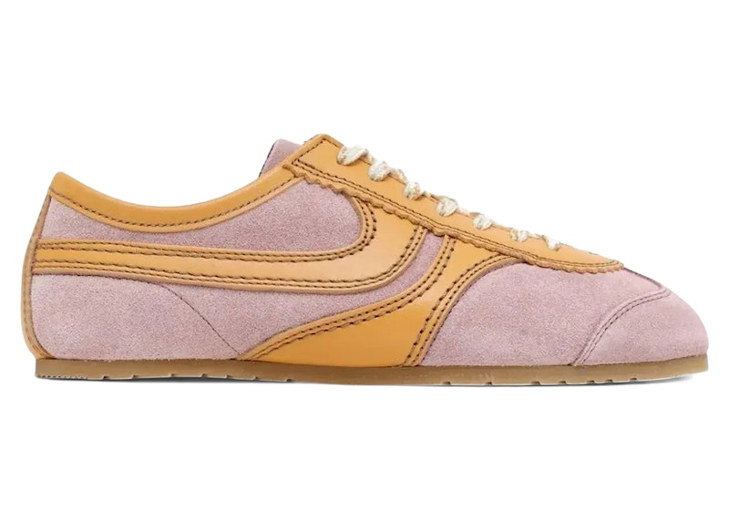 Pre-owned Dries Van Noten Suede Sneakers (women's) In Blush