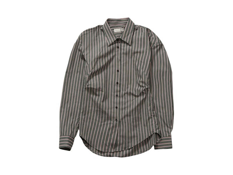 Dries Van Noten Tailored Belted Shirt Pistachio - SS25 - US