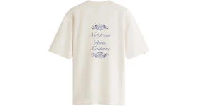 Drole de Monsieur Le Slogan Ornements T-shirt Cream