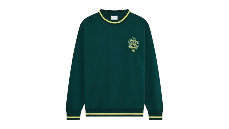 Pre-owned Drôle De Monsieur Men's Drole De Monsieur Le Sweatshirt Crewneck In Green